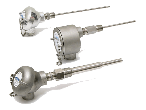 RTD and Thermocouple Probe Bearing Temperature Sensor Assemblies