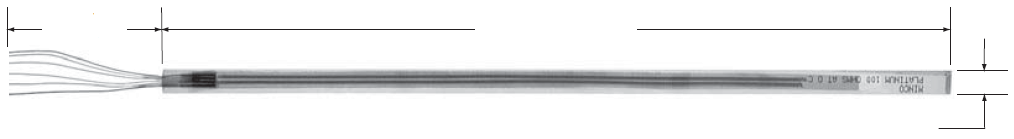 Single Element Stator Winding RTDs